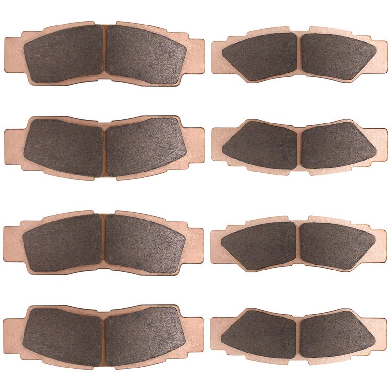 OKBA Brake Pads for Yamaha YXZ1000R YXZ 1000R SE SS 2016-2025,Front&Rear Brake Pads for Yamaha Wolverine RMAX2&RMAX4 1000 LE SE 2021 2022 2023 2024 2025,Replaces# 2HC-25805-00-00, 2HC-25806-00-00 - Image 1